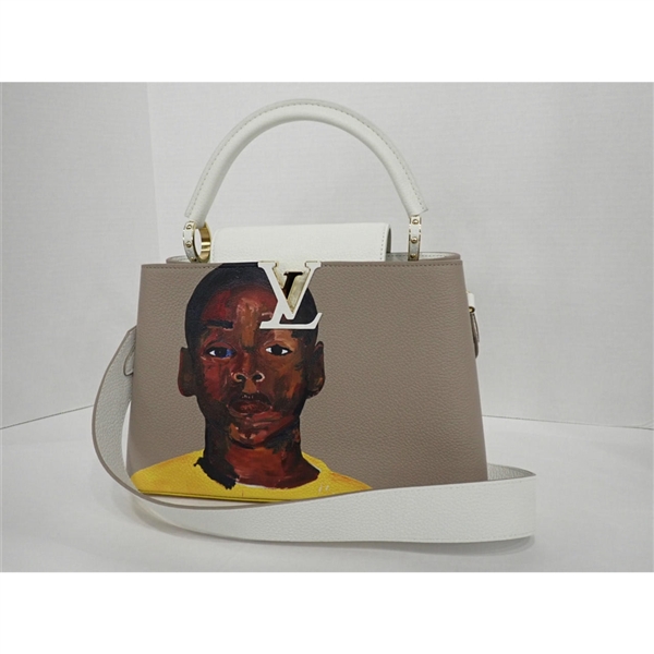 Louis Vuitton Handbag with Customized Graphic with Boy