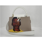 Louis Vuitton Handbag with Customized Graphic with Boy