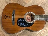 Garth Brooks autographed signed brand new acoustic guitar