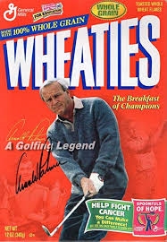 Arnold Palmer Hand Signed Wheaties Box