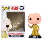 Andy Serkis Autographed Star Wars The Last Jedi Supreme Leader Snoke POP Vinyl