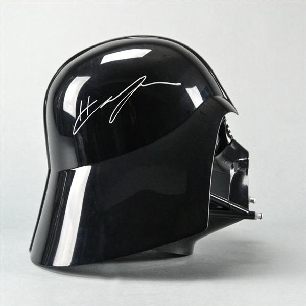 Hayden Christensen Autographed Black Series Star Wars Darth Vader Premium Electronic Voice Changing Prop Replica 1:1 Scale Helmet